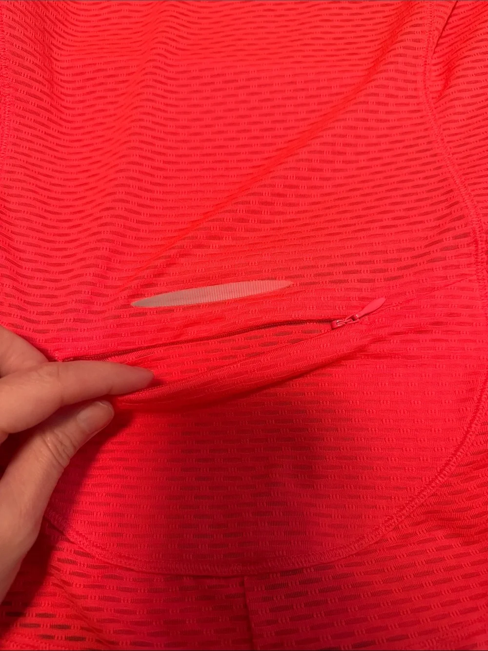 Women's Long Sleeve Performance Top - Coral Pink - Picture 3 of 4